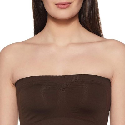 KDG TREADS Women Bandeau/Tube Lightly Padded Bra(Brown)