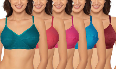 HOPESTAR Lilly Women Minimizer Non Padded Bra(Multicolor)