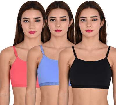 Glomy regular Women T-Shirt Non Padded Bra(Multicolor)