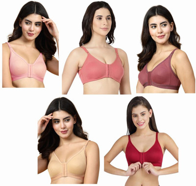 Rupatika Women Maternity/Nursing Non Padded Bra(Multicolor)