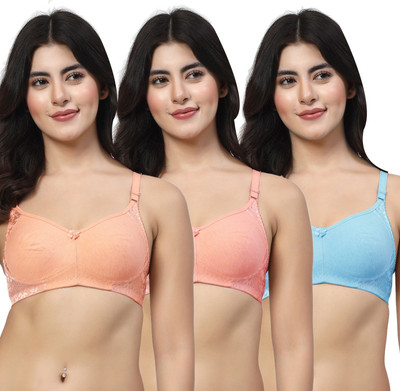 LILY inimad Women Bralette Non Padded Bra(Multicolor)