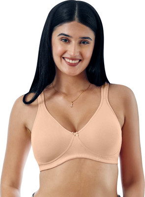 maashie Maashie M3311 Full Coverage Support Non Padded Cups Seamless Encircled Bra Women Everyday Non Padded Bra(Beige)