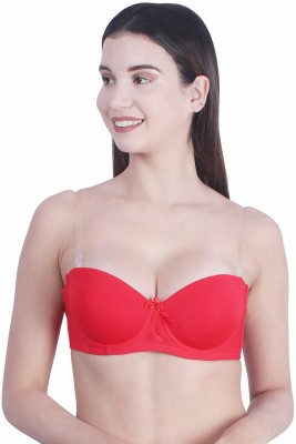 ATTIRE OUTFIT Women Push-up Lightly Padded Bra(Red)