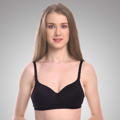 SLOPPY JOE Women Balconette Lightly Padded Bra(Black)