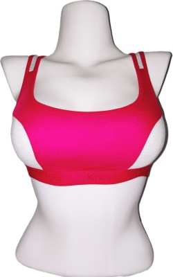 nayra enterpries damai Girls Sports Non Padded Bra(Pink)