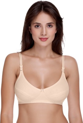 SONA H-01 Womens Full Coverage Non Padded Bra Women Full Coverage Non Padded Bra(Beige)