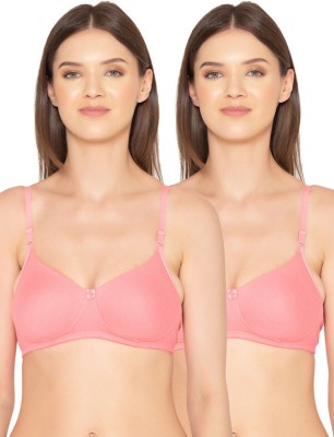 Groversons Paris Beauty Women Full Coverage Non Padded Bra(Red)