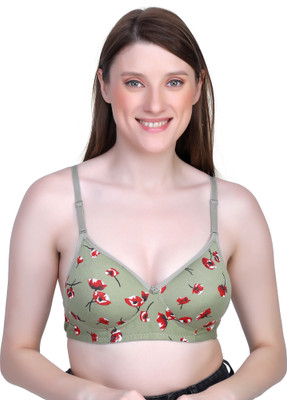 ORENZEE INNER Women Push-up Lightly Padded Bra(Light Green)
