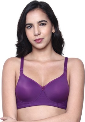 INKURV Lily Women T-Shirt Lightly Padded Bra(Purple)