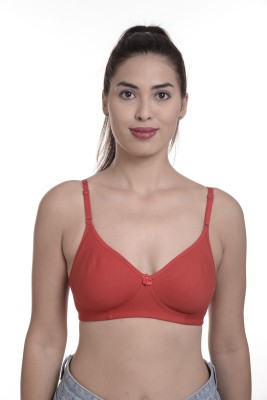 PRITTY TOUCH Women Everyday Non Padded Bra(Red)