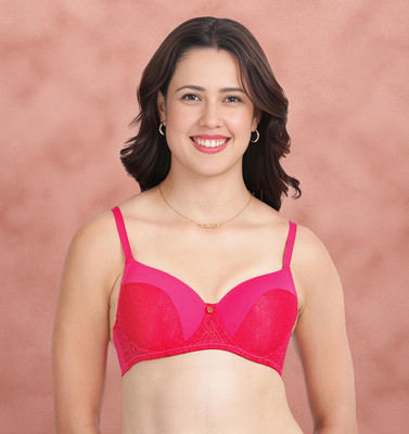 Susie Women Everyday Lightly Padded Bra(Pink)