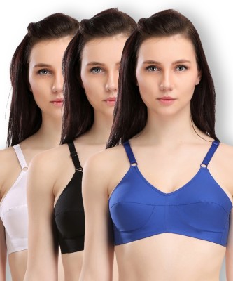 Selfcare Growing Girls Bra( G.G Bra ) Women Minimizer Non Padded Bra(Blue, Black, White)