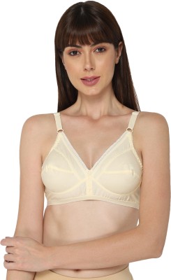 NAIDUHALL Naiduhall Saree Bra - Naturalle Women Full Coverage Non Padded Bra(Beige)