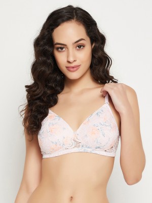 Clovia Women Full Coverage Lightly Padded Bra(Pink)