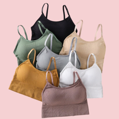Shree Chamunda Mart Women Sports Lightly Padded Bra(Multicolor)