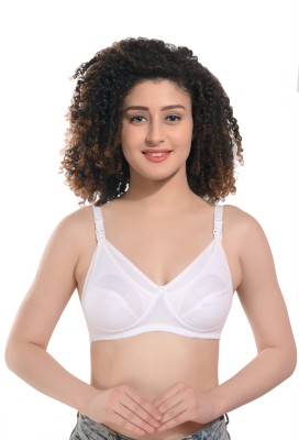 Maamba Mother Women Maternity/Nursing Non Padded Bra(White, Black, Gold)