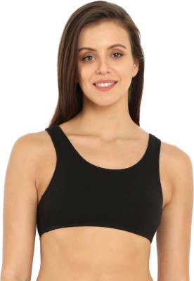 JOCKEY Women Sports Non Padded Bra(Black)