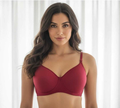 AmoraaWear Women Push-up Lightly Padded Bra(Red)