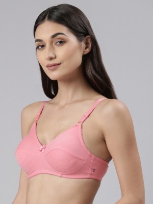 Dollar Missy Wire-Free Uplift Support Everyday Women Everyday Non Padded Bra(Pink)