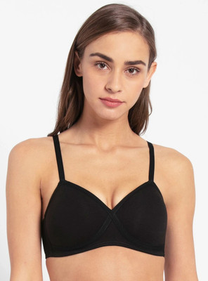 JOCKEY Women T-Shirt Lightly Padded Bra(Black)