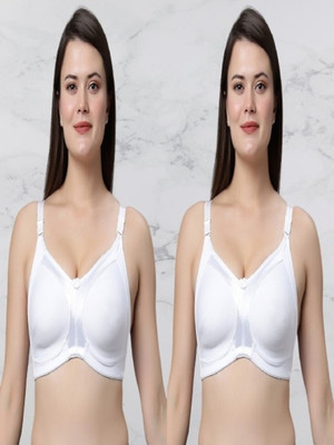 In Care LINGERIE ALPLSPACEX2 Women T-Shirt Non Padded Bra(White)