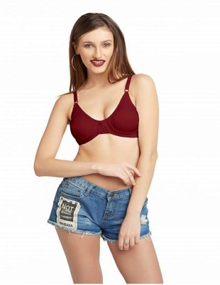 Lovable FREEDOM Women Full Coverage Non Padded Bra(Maroon)