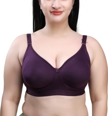 Jeevesho Women Full Coverage Non Padded Bra(Purple)