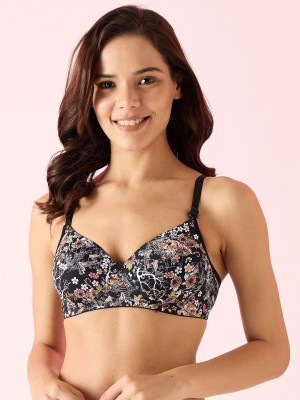 Bewild Polly-Padded Women Full Coverage Lightly Padded Bra(Black)