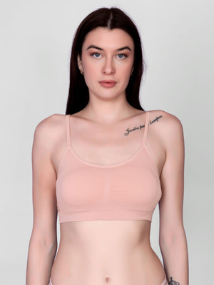 Us Fashion Women Everyday Lightly Padded Bra(Pink)