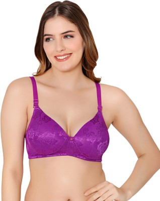 BodyCare Women Everyday Heavily Padded Bra(Purple)