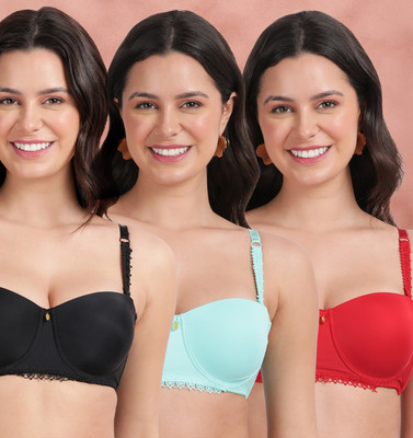 Susie Women Balconette Lightly Padded Bra(Multicolor)
