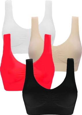 Brafee Women Sports Non Padded Bra(Multicolor)