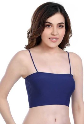 Shizzle Women Bralette Lightly Padded Bra(Dark Blue)