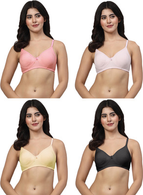 LILY akinos Women T-Shirt Non Padded Bra(Multicolor)