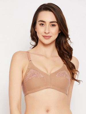 Clovia Women Full Coverage Non Padded Bra(Beige)