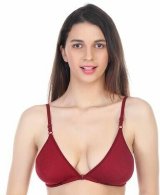 Buyfit Buyfit Front open Women Everyday Non Padded Bra(Maroon)