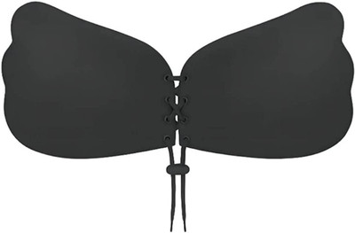 Shankys Women Stick-on Heavily Padded Bra(Black)
