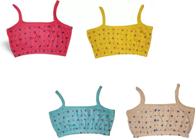 MGT CREATION Girls Sports Non Padded Bra(Multicolor)