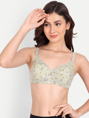 Cup's-In Kira Bra Women Minimizer Lightly Padded Bra(Green)