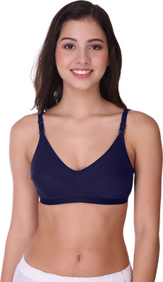 POOJA RAGENEE Women Full Coverage Non Padded Bra(Dark Blue)