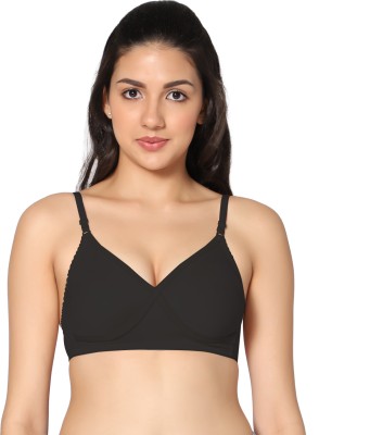 In Care LINGERIE Women T-Shirt Non Padded Bra(Black)