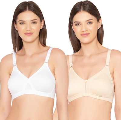 Groversons Paris Beauty Non-padded Combo Bra Women Full Coverage Non Padded Bra(Multicolor)