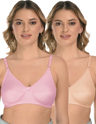 Divaflo Alina Women Everyday Non Padded Bra(Pink, Orange)