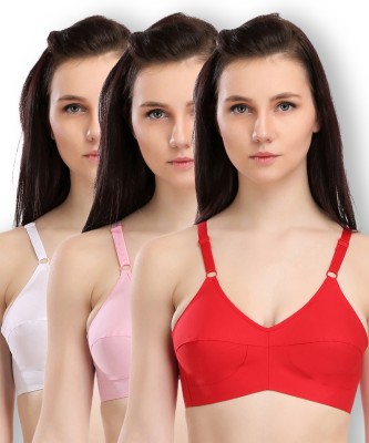 Selfcare Growing Girls Bra( G.G Bra ) Women Minimizer Non Padded Bra(Pink, White, Red)