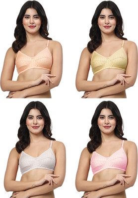 LILY egatniv Women Everyday Non Padded Bra(Multicolor)