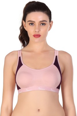 NSALIZA NS-05 Women Sports Non Padded Bra(Pink)