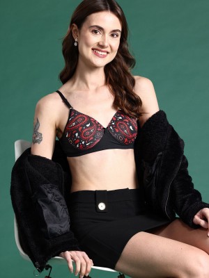 Dressberry Women Everyday Heavily Padded Bra(Black)