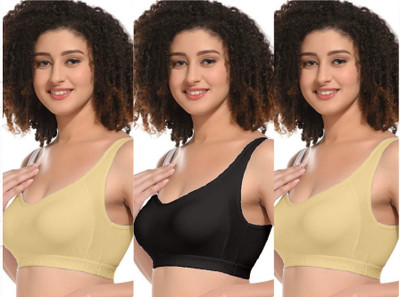 Bodymist Bra Women Sports Non Padded Bra(Multicolor)