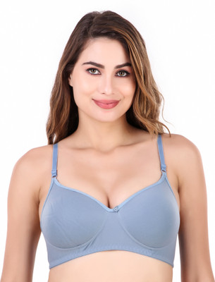 mofeez ZOYA ENG 102 Women Push-up Lightly Padded Bra(Blue)