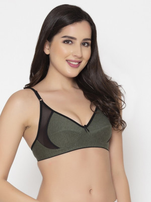 jist luxee JIST_LUXEE_GREY Women Cage Bra Lightly Padded Bra(Green)